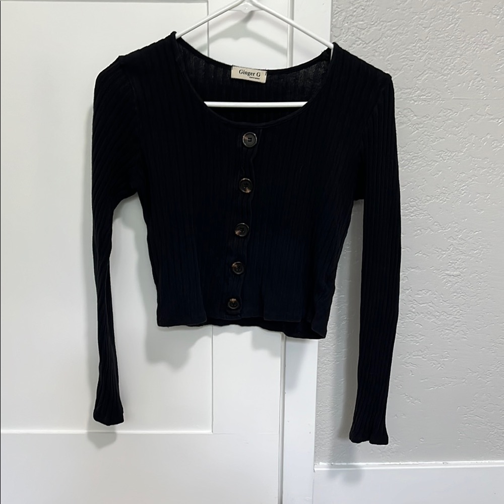 Long Sleeve Crop Top